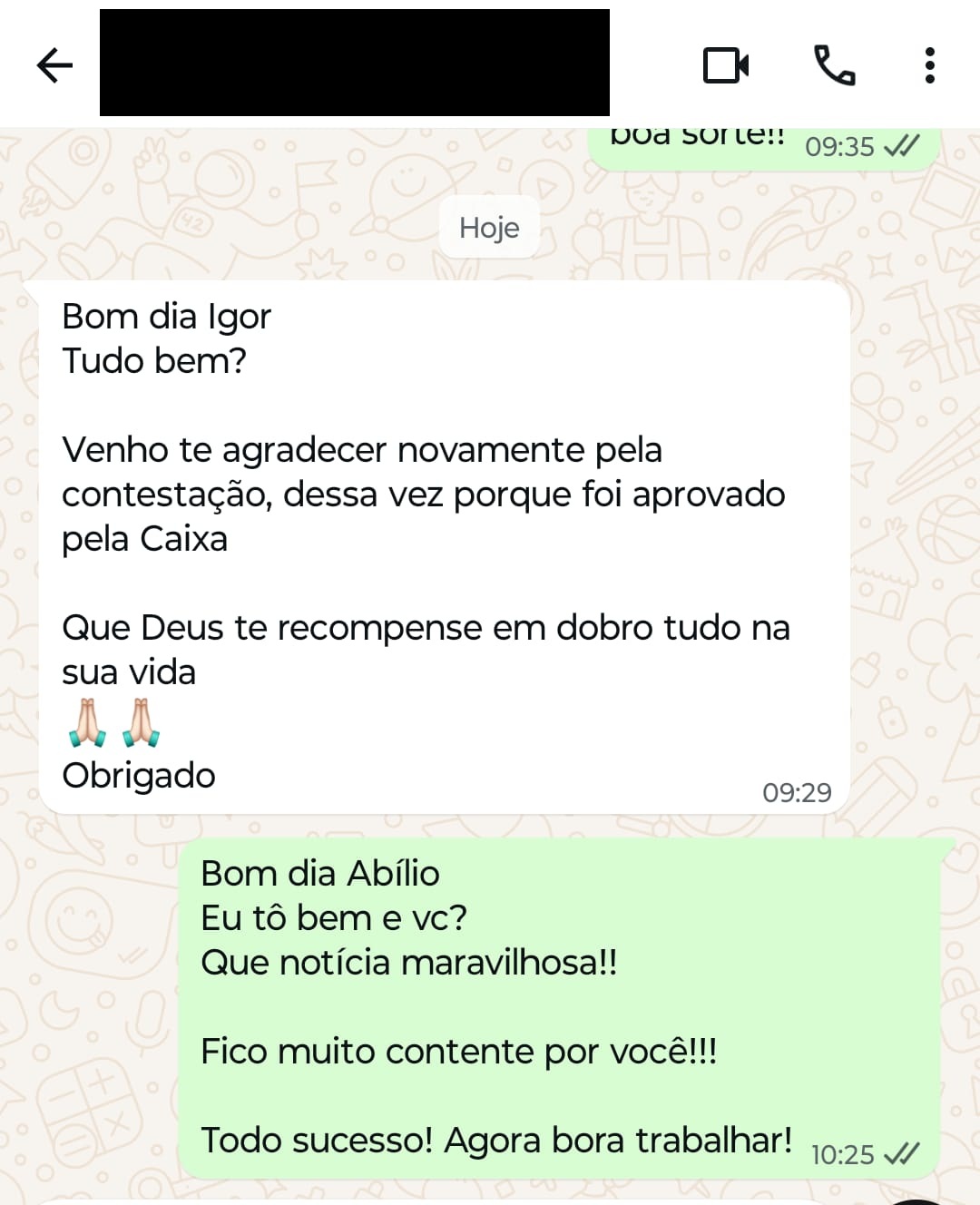 Depoimento de cliente