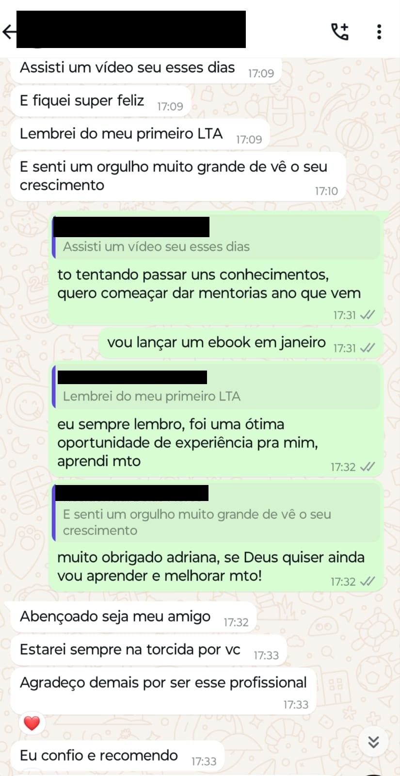 Depoimento de cliente