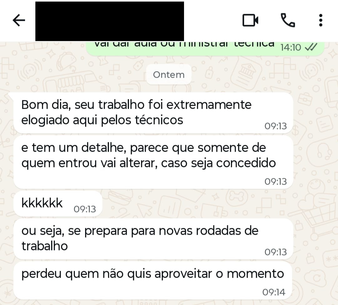 Depoimento de cliente